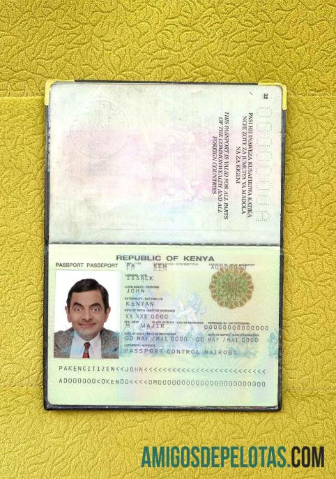 Passaporte do Quênia (2011 2019) Visual fotográfico baixar para verificação